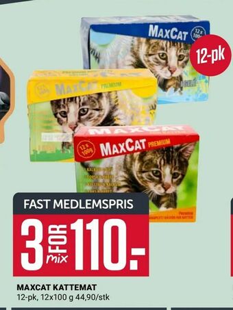 Europris Maxcat kattemat tilbud