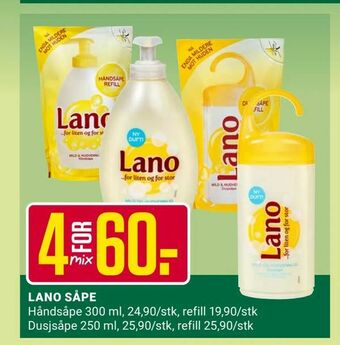 Europris Lano såpe tilbud