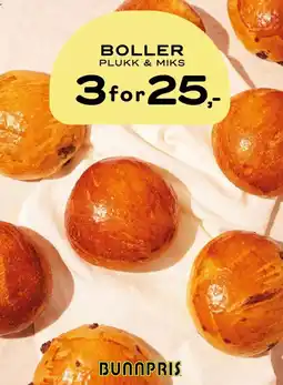 Bunnpris Boller Plukk & Miks tilbud