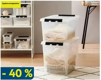 Oppbevaringsbokser