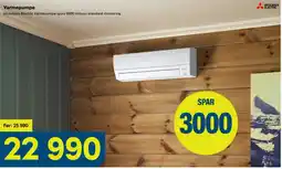 Maxbo Mitsubishi Electric Varmepumpe iguru 6600 tilbud