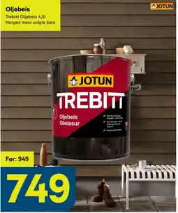 Maxbo Jotun Trebitt Oljebeis tilbud