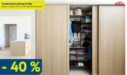 Maxbo Elfa garderobeinnredning tilbud