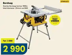Maxbo Stanley Bordsag fatmax 1800w tilbud