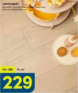Maxbo BerryAlloc Laminatg ocean 8xl gyant sand natur tilbud