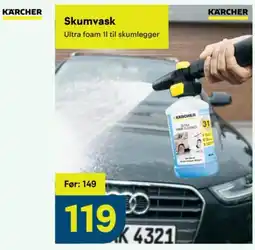 Maxbo Karcher skumvask tilbud