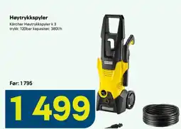 Maxbo Kärcher Høytrykkspyler k 3 tilbud