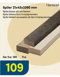 Maxbo Spiler 21x43x2390 mm tilbud