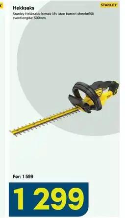 Maxbo Hekksaks tilbud