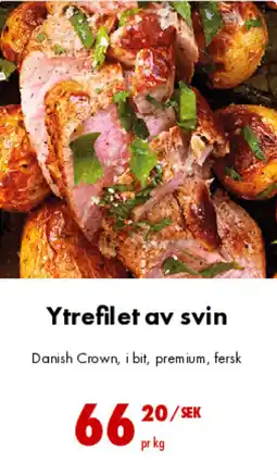 Nordby Supermarket Danish Crown Ytrefilet av svin tilbud