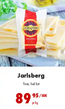 Nordby Supermarket Jarlsberg Tine, hel bit tilbud
