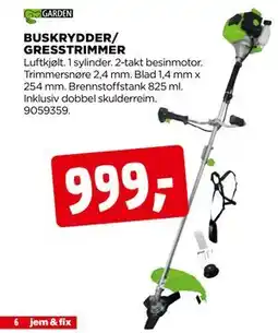 jem & fix BUSKRYDDER/ GRESSTRIMMER tilbud