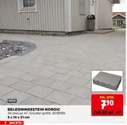 jem & fix BELEGNINGSSTEIN NORDIC tilbud