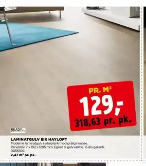 LAMINATGULV EIK HAYLOFT