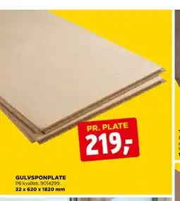 jem & fix GULVSPONPLATE tilbud