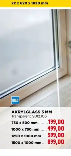 jem & fix AKRYLGLASS 3 MM tilbud