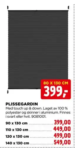 jem & fix PLISSEGARDIN tilbud