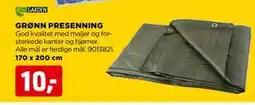 jem & fix GRØNN PRESENNING tilbud