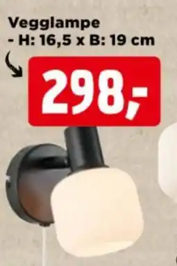 jem & fix Vegglampe tilbud