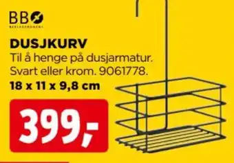 jem & fix BB Dusjkurv tilbud