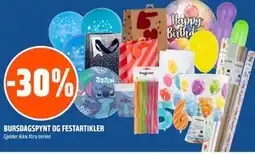 Coop Obs BURSDAGSPYNT OG FESTARTIKLER tilbud