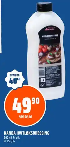 Coop Obs KANDA HVITLØKSDRESSING tilbud