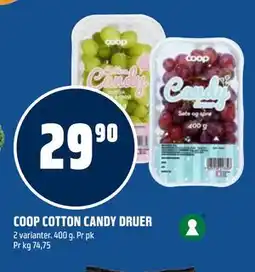 Coop Obs COOP COTTON CANDY DRUER tilbud