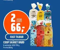 Coop Obs COOP SKÅRET BRØD tilbud