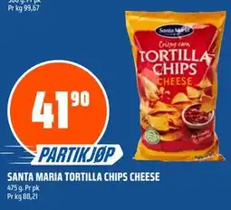Coop Obs SANTA MARIA TORTILLA CHIPS CHEESE tilbud