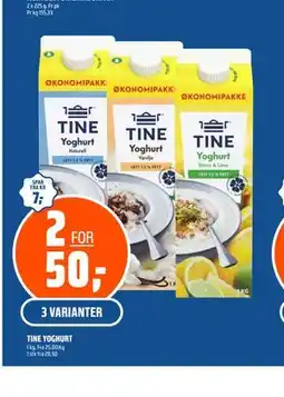 Coop Obs TINE YOGHURT tilbud
