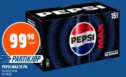 Coop Obs PEPSI MAX 15 PK tilbud