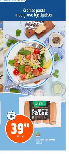 Coop Obs LEIV VIDAR KJØTTPØLSER tilbud