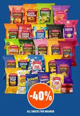 Coop Obs ALL SNACKS FRA MAARUD tilbud