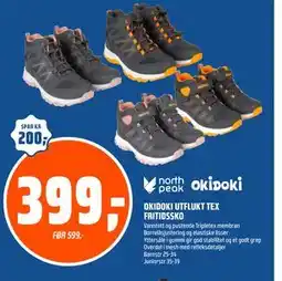 Coop Obs OKIDOKI UTFLUKT TEX FRITIDSSKO tilbud