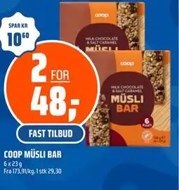 Coop Obs COOP MÜSLI BAR tilbud