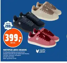 Coop Obs NORTHPEAK LØKKA SNEAKERS tilbud