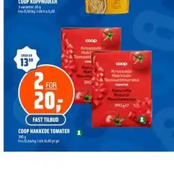 Coop Obs COOP HAKKEDE TOMATER tilbud
