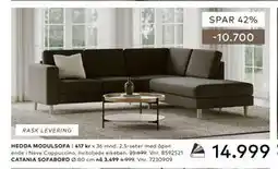Skeidar HEDDA MODULSOFA tilbud