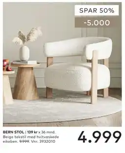 Skeidar BERN STOL tilbud