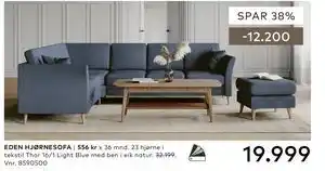 EDEN HJØRNESOFA