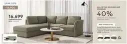 Skeidar HJØRNESOVESOFA tilbud