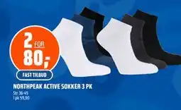 Coop Obs NORTHPEAK ACTIVE SOKKER 3 PK tilbud