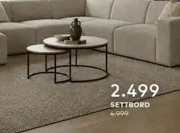 Skeidar PORTO SOFABORDSETT tilbud