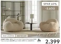 Skeidar COMFY STOL tilbud