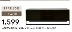 Skeidar NOX TV-BENK tilbud