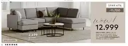 Skeidar OSLO U-SOFA tilbud