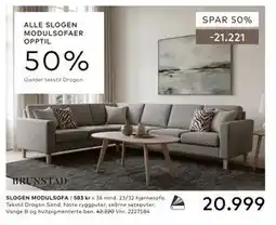 Skeidar SLOGEN MODULSOFA tilbud