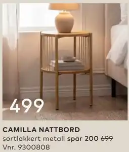 Skeidar CAMILLA NATTBORD tilbud