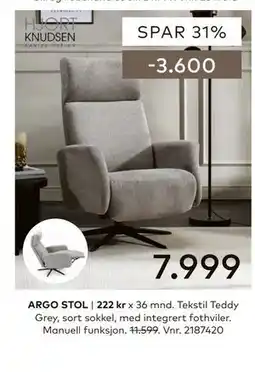 Skeidar ARGO STOL tilbud