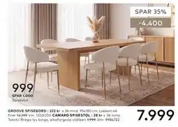 Skeidar GROOVE SPISEBORD tilbud